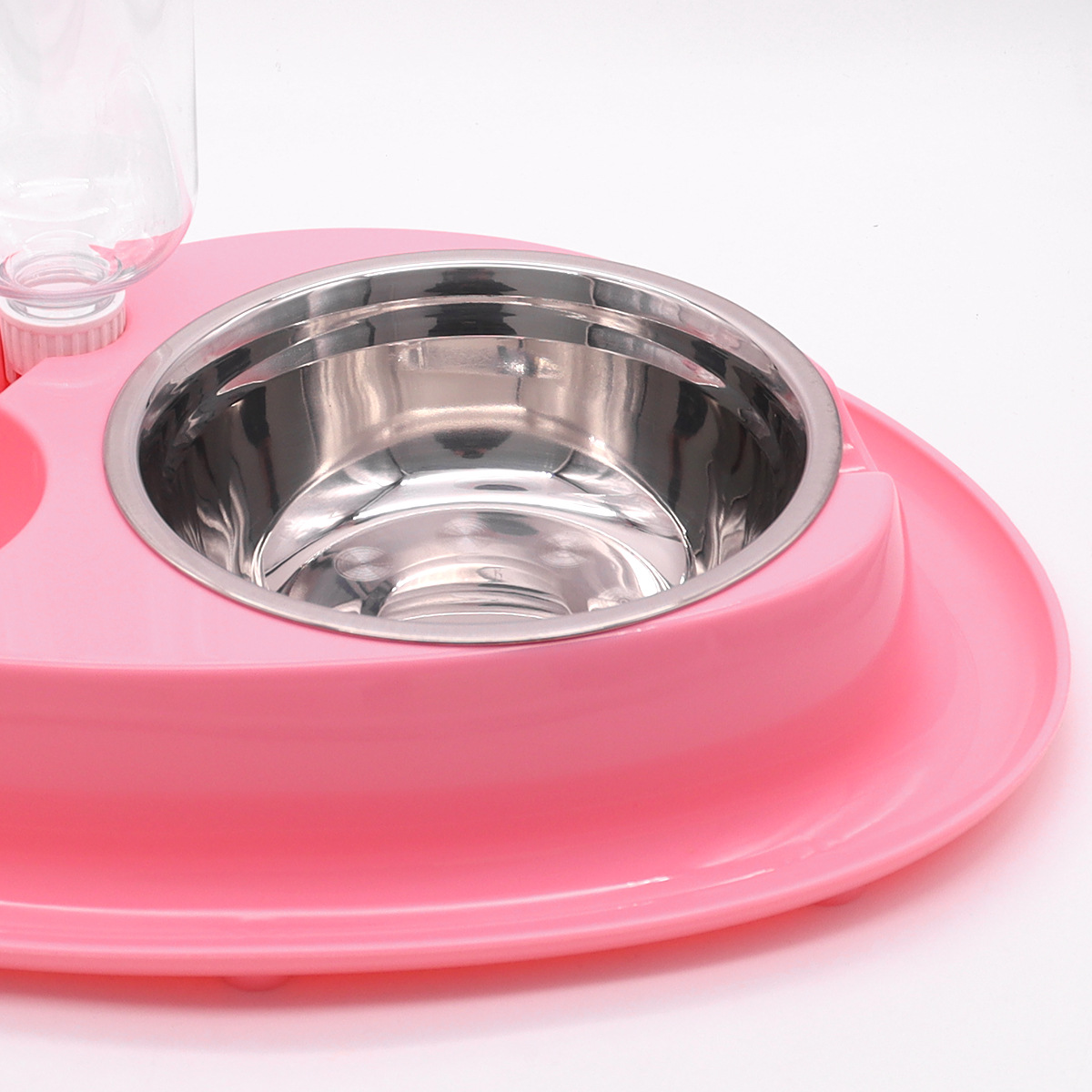 Tazón para gatos, agua y comida, una olla para gatos, olla de alimentación dos en uno, cuenco de agua para gatos, utensilios para mascotas, cuenco de comida para gatos, antivolcado