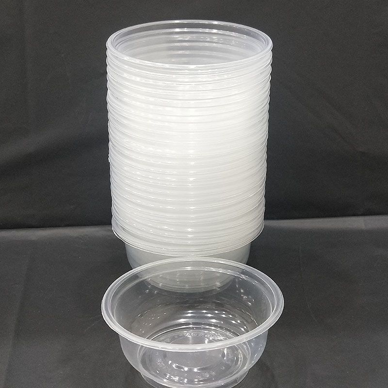使い捨て食器 プラスチックボウル 梱包済み 厚手 テイクアウト用小弁当箱 蓋付き 正方形 丸型 スープボウル 耐熱性|undefined