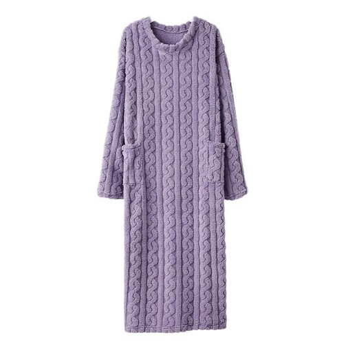 Custom fit walk-in robe sleepwear all-in-one pajamas set for women dedicated bathroom bath robe shower robe winter long style
