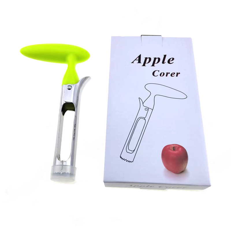 En stock al por mayor de acero inoxidable Apple corer fruta Coring dispositivo separador Apple Coring dispositivo