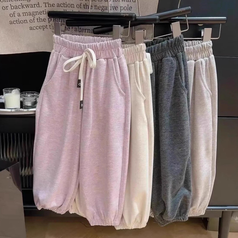Children's Soft and Cozy Casual Jogger Pants for Boys and Girls, New Autumn 2025 Korean Style