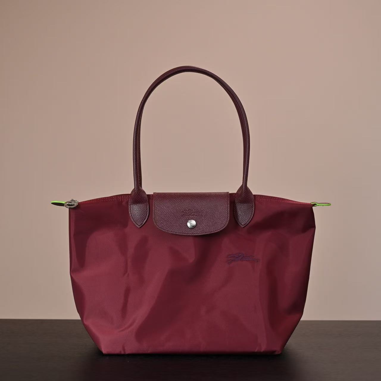Vermelho romã ecológico (qualidade original de fábrica, versão aprimorada). / Tamanho grande com alça longa (recomendado 163 ou superior