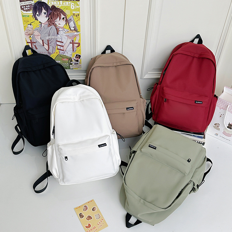 School Bag for Men, Large Capacity, Junior High School and College Students, Commuting Backpack, Casual and Versatile Travel Computer Backpack for Women