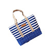 Capacious shopping bag one shoulder for leisure, Korean style