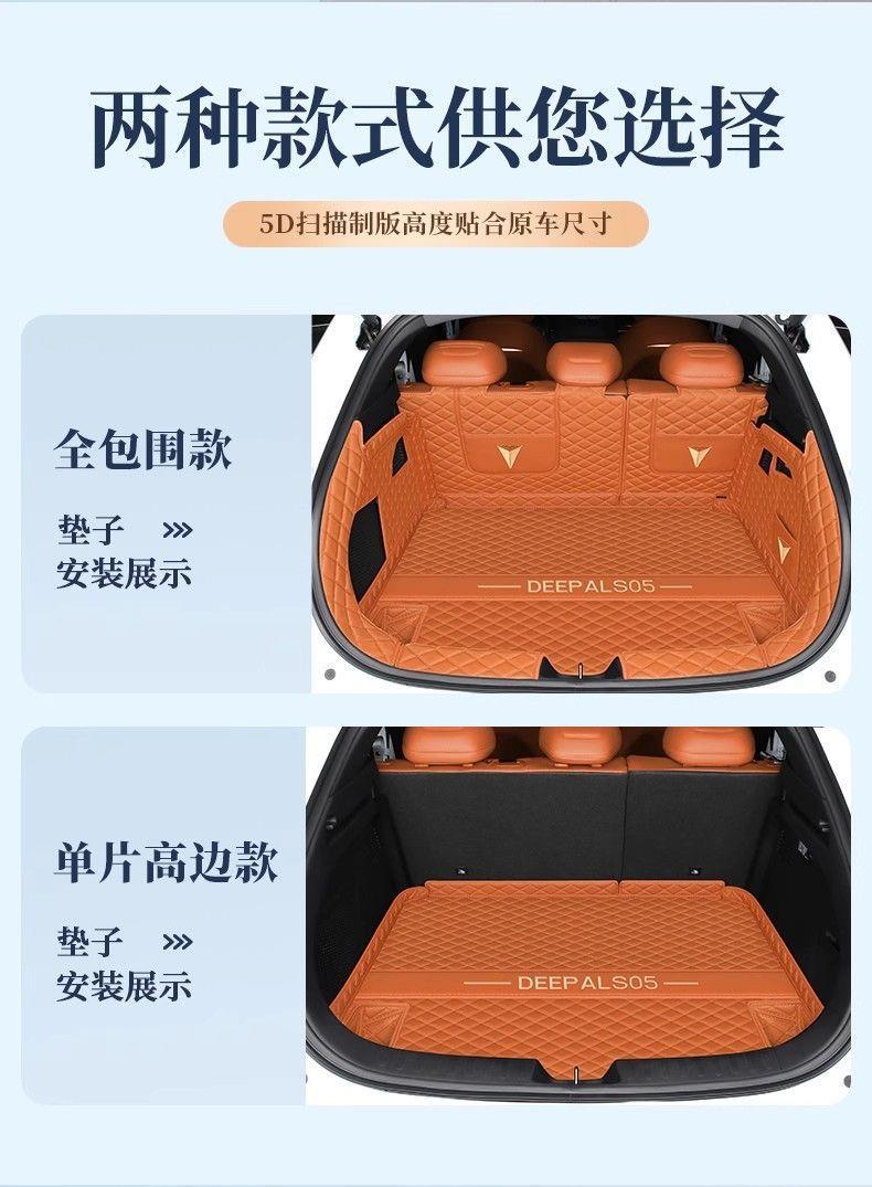 Suitable for 2026 Changan Deep Blue S05, full-coverage trunk mat, Deep Blue S05 car accessories, interior trunk mat