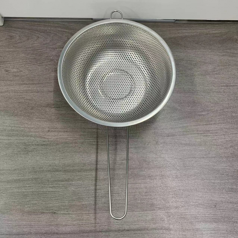 fideos pescados, dumplings fritos, filtro de filtro de malla, cucharas de agua, cucharas de agua, cucharas de acero inoxidable para cocina doméstica