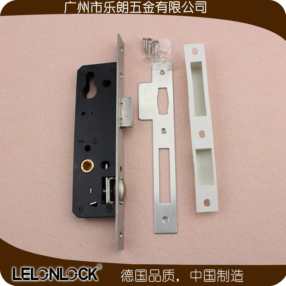 Cerradura de bola de acero inoxidable estándar europeo personalizada 85 serie de cerradura de bola de puerta de entrada a prueba de viento accesorios de cerradura de puerta interior