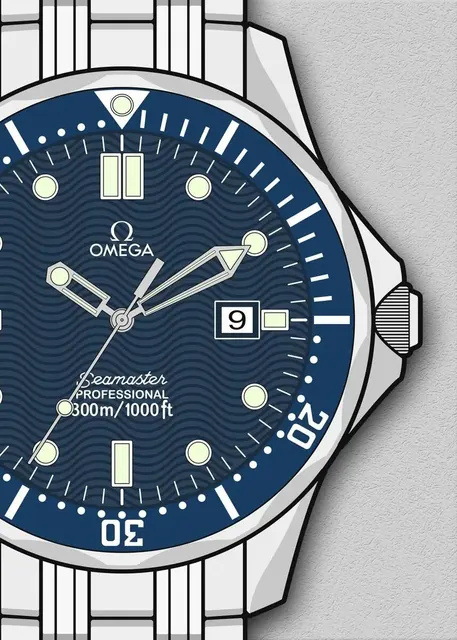 Venta al por mayor de pósteres y pinturas de relojes de renombre mundial para exportación, TikTok, Amazon, Temu, AliExpress, lienzo para pintar