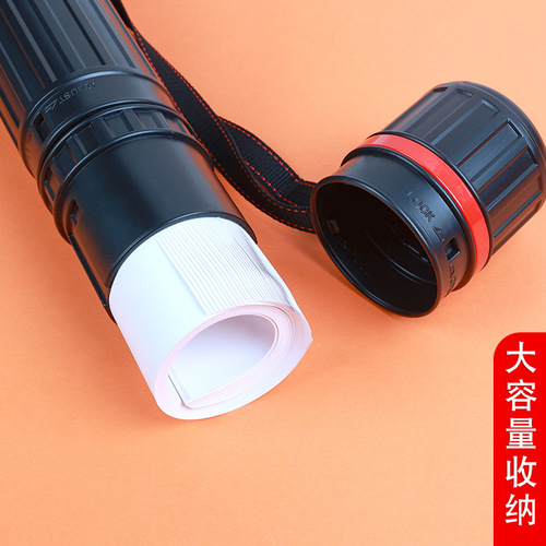 Artistic Telescopic Paint Tube Organizer, Roll Paper Tube, Han Style Plastic Portable Small Sketch Paper Paint Tube