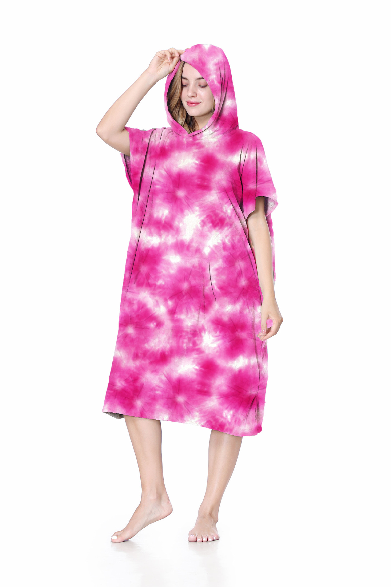Amazon coral polar cambio de albornoz baño en casa túnica de aguas termales natación buceo surf manto toalla de baño con capucha