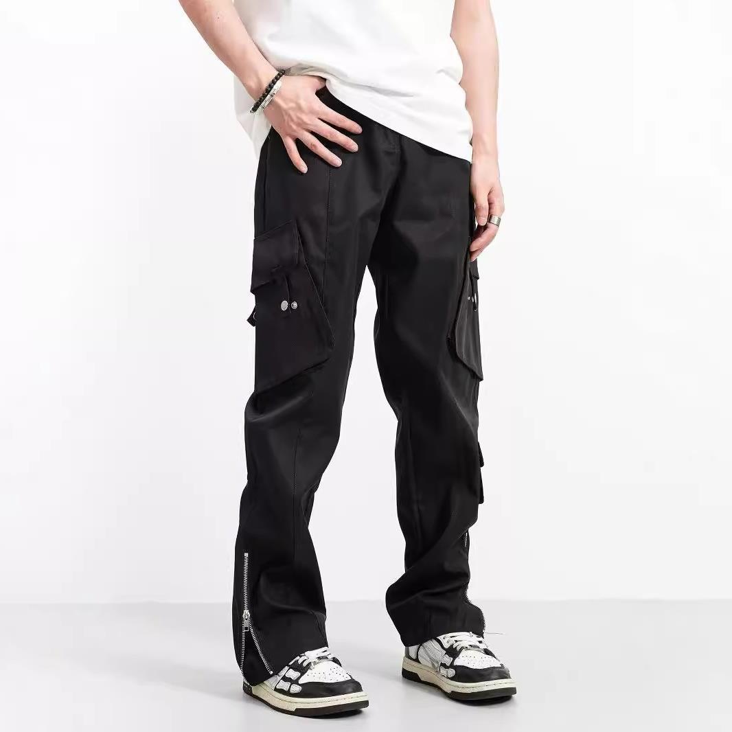 Demi-season climbing windproof waterproof trousers with zipper