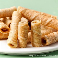 Egg Roll Durian Flavor Croissant Cookies - Full Box Recommended by Internet Celebrities - Delicious Snack Food, Leisure Food, Tea