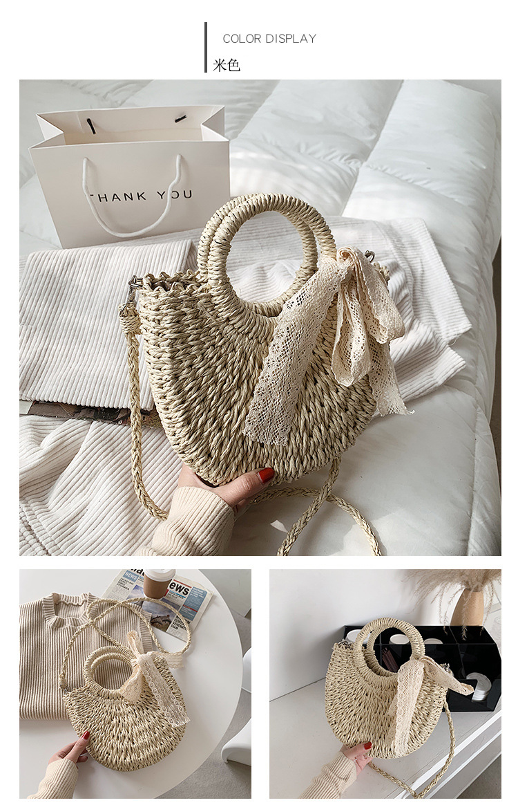 New Simple Fashion Woven Handbag display picture 23