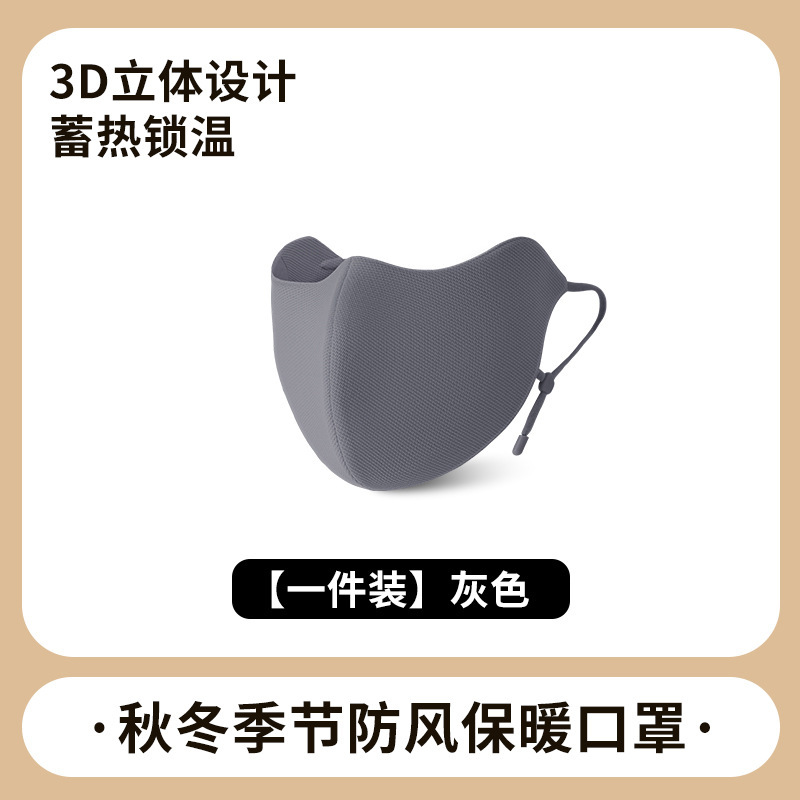 2025冬季保暖口罩防风防寒女秋冬天加厚骑行骑车滑雪口罩高颜值|undefined