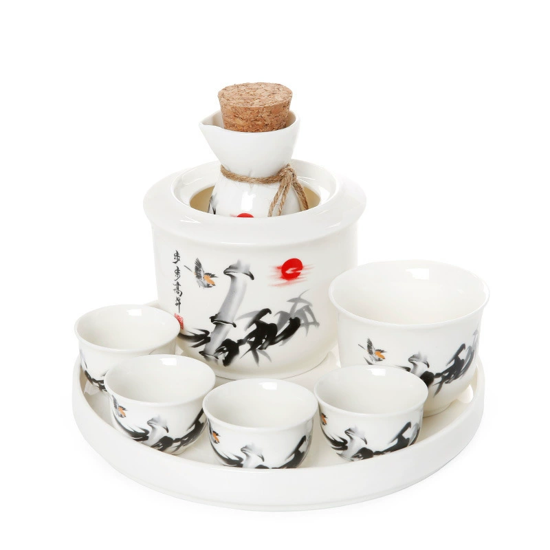 Фабрика Прямая продажа керамических винных наборов Селадон Винные наборы Подарочные винные наборы Японские корейские теплые винные наборы оптом