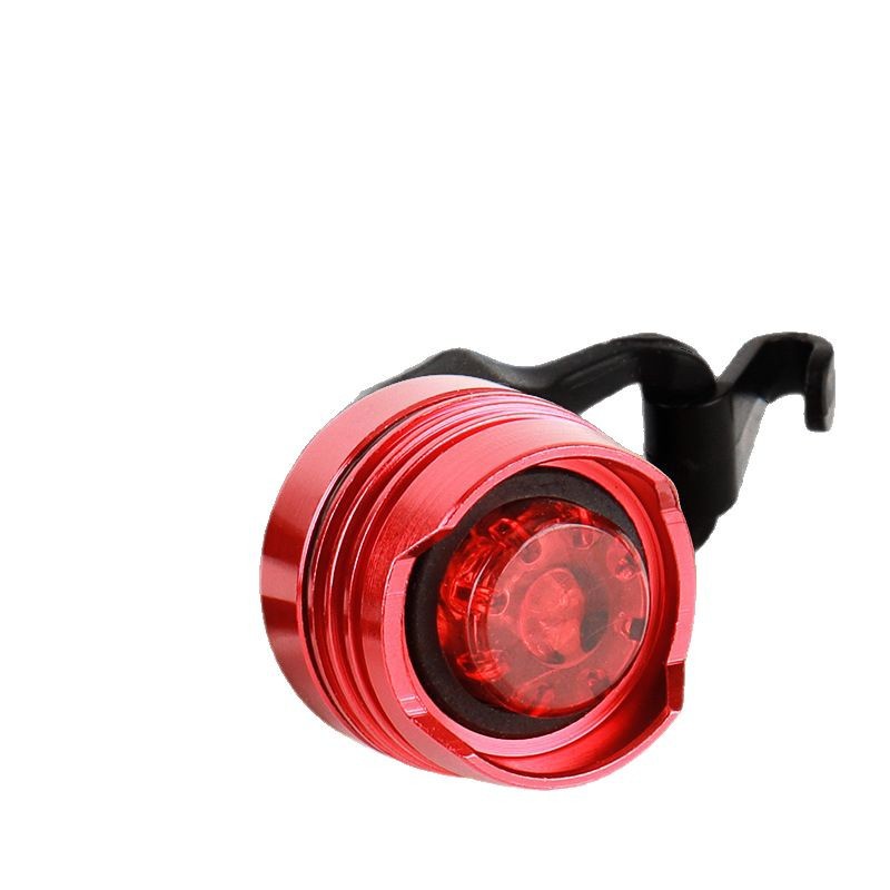 LED de aleación de aluminio luz trasera de alto brillo Luz de rubí casco de seguridad luz de advertencia bicicleta equipo de luz de rana