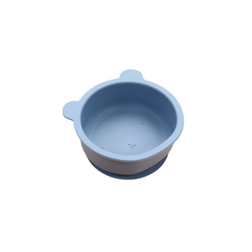 Amazon's best-selling children's silicone bowl cartoon bear all-in-one dinner plate baby learning eating tableware with suction cup bowl