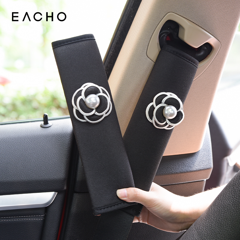 핫 판매 모델 [쌍] 블랙 니트 동백 - 어깨 패드