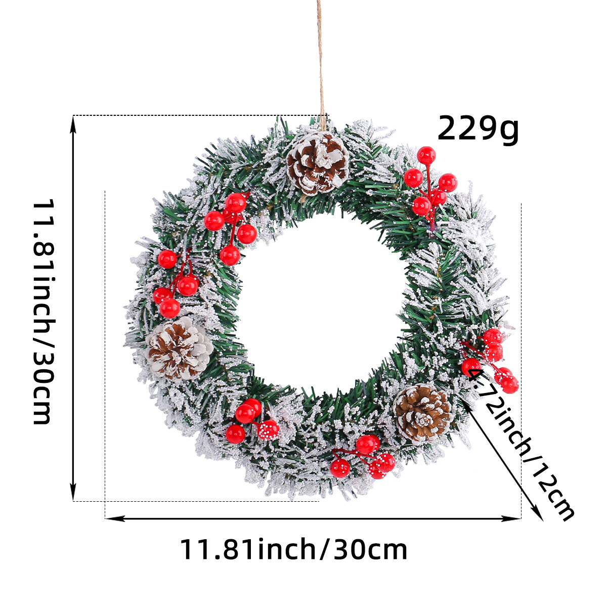 H1-5 보통 하얀 눈