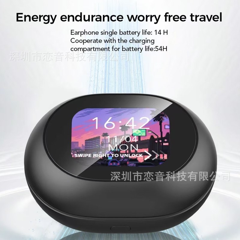 MS188 翻訳ヘッドセットクロスボーダー新製品スマート AI ヘッドセット OWS イヤーフック高精細タッチスクリーン Bluetooth ヘッドセット|undefined