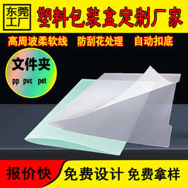A4透明ipad夹塑料logo可印刷a5 L型文件夹磨砂单页夹封套信封文件