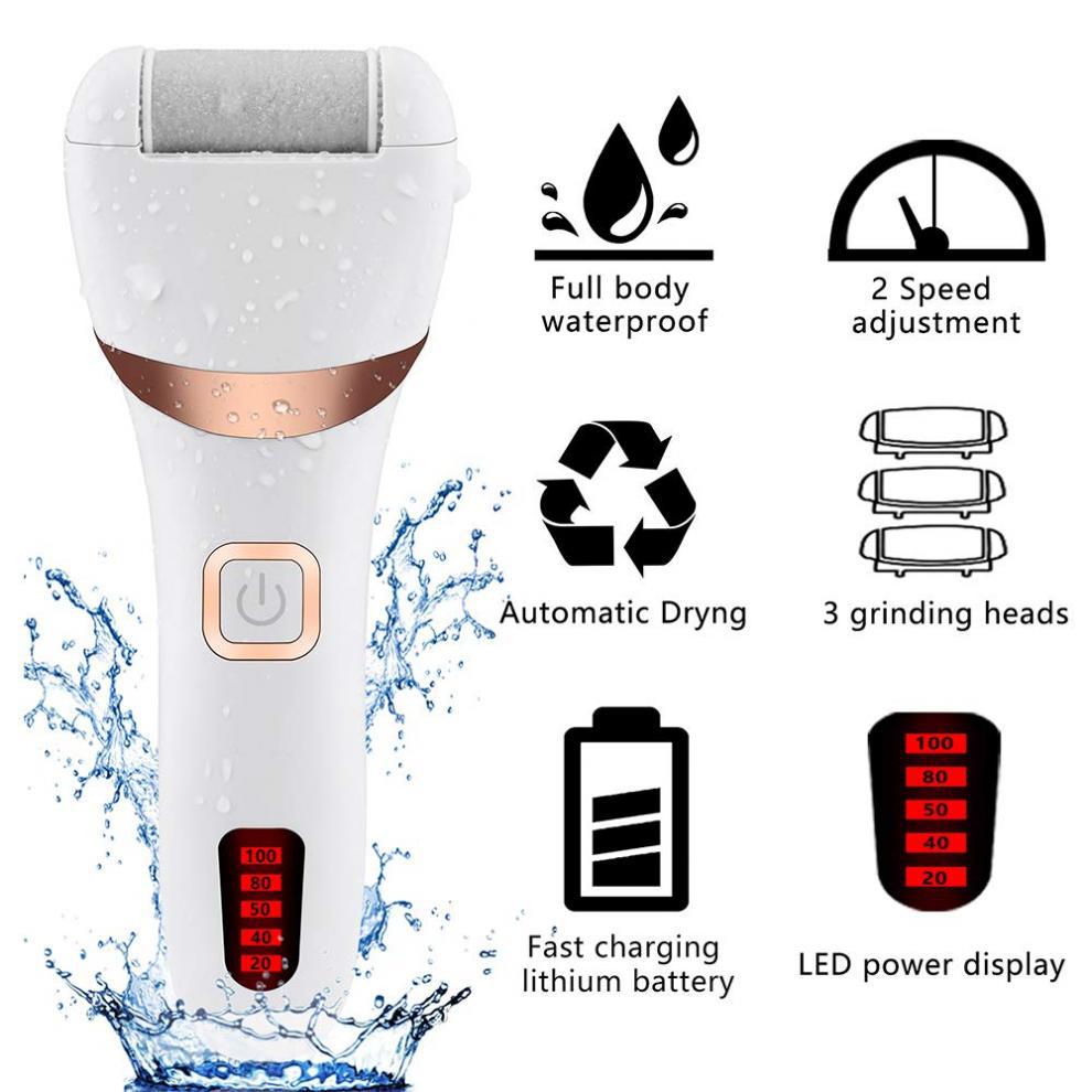 New Electric Foot Grinder Beauty Foot Peeling Machine USB Charging Beauty Pedicure Tool Feet Pedicure Dead Skin Callus Remover