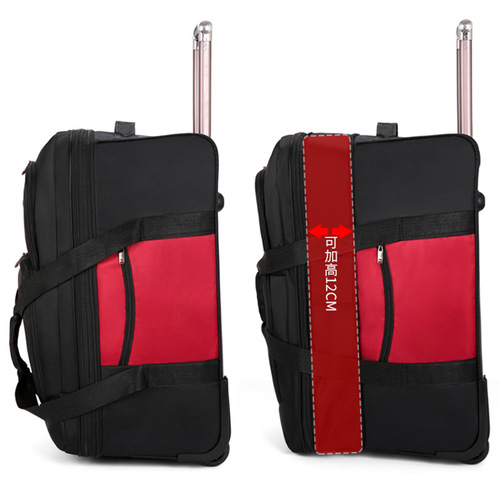 Large Capacity Wheeled Travel Suitcase, Extra Large Rolling Luggage, Airline Carry-On Bag, Foldable Work Bag