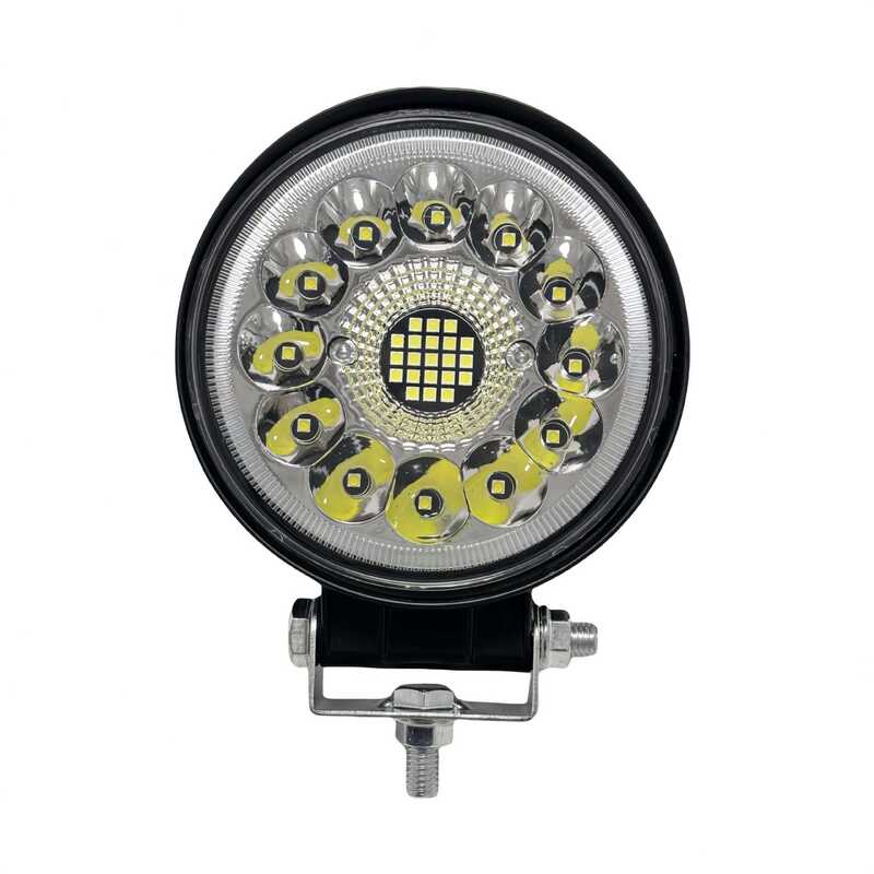 国境を越えた車の作業灯 4 インチ 99 ワットラウンドひまわり LED 大視野エンジニアリング車両トラクター産業および鉱山車両ライト|undefined