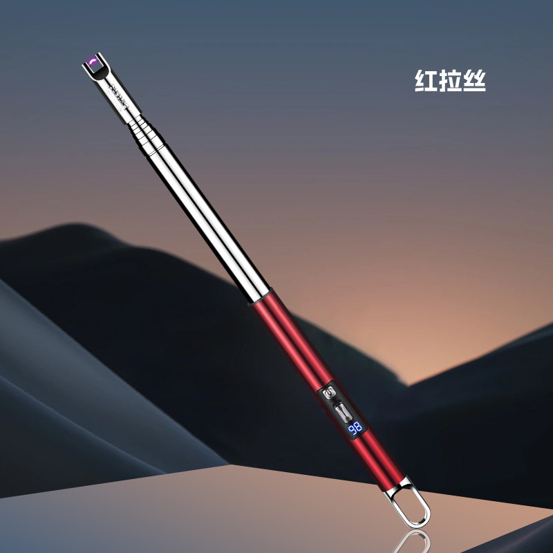 Fabricantes al por mayor Arco Tipo-c Cargador Encendedor Estufa de gas Encendido Agarre Exalargue Cocina Encendedor Transfronterizo Chong