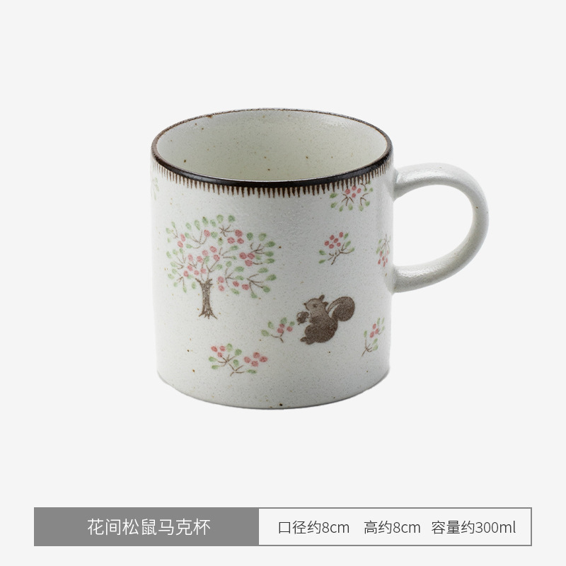 Squirrel in the Flowers Mug
