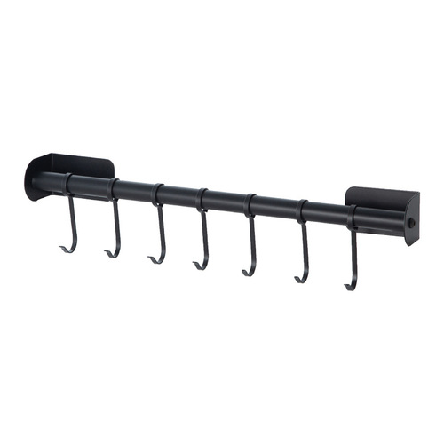 Kitchen punch-free hook rack wall hanging wall rod storage rack kitchen utensil rack spoon shovel storage rack