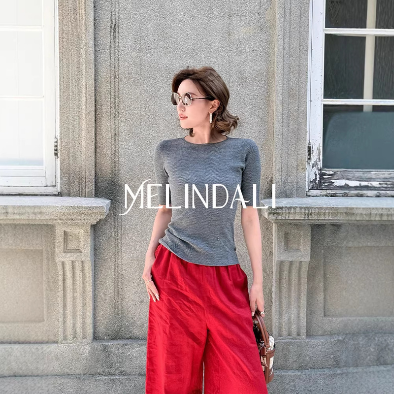 Shanghai Dan Nong Flagship Store/Private Store Japanese Island Fine Seamless Machine Washable Fine Wool Thin Knit