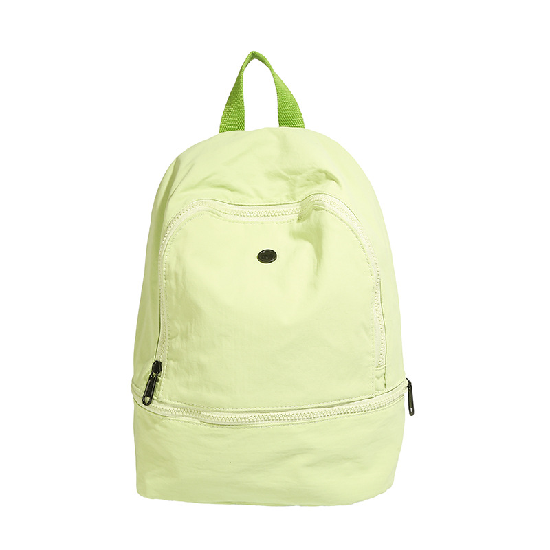 2025 nueva mochila para niños, color sólido simple, mochila de gran capacidad para niños y niñas
