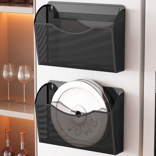  New Magnetic Storage Box Refrigerator Storage Rack Hanging Basket Magnetic Iron Stone Side Internet Celebrity High-end DIY