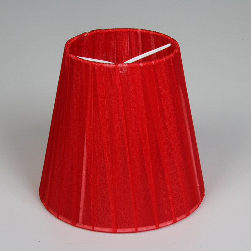 Xiaoping Post pantalla lámpara de mesa Shell pantalla de tela accesorios de iluminación cubierta de etiqueta plana simple pantalla de piso al por mayor