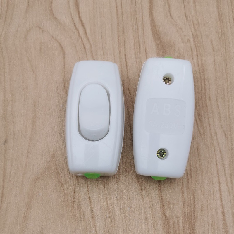 批发白色豪华型好料床头按钮开关 排气扇船型翘板开关 厂家销售