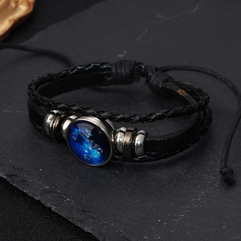 Текстовый знак зодиака, аксессуар ручной работы, бисер bracelet для любимого, Aliexpress, европейский стиль