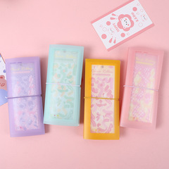 Macaron series storage booklet stickers Korean style Guka sticker collection album photo album commemorative album wholesale