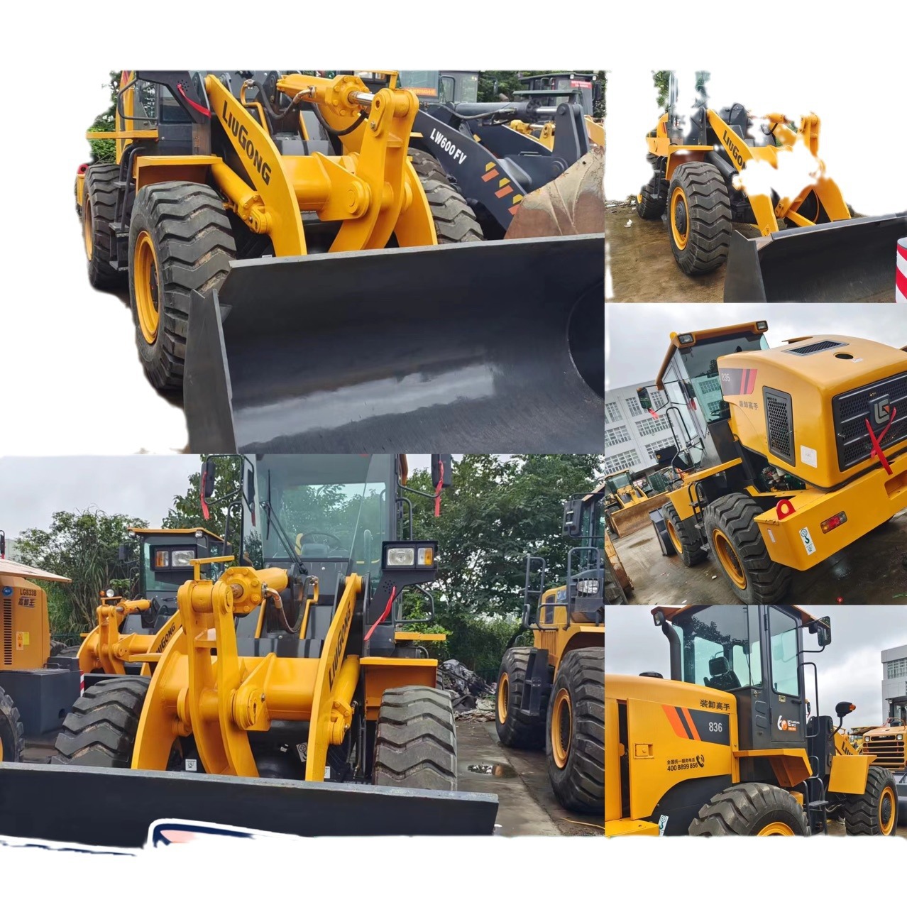 Mercado de cargadoras usadas 20 30 50 833 836 936 carretillas elevadoras de brazo alargado