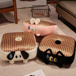 坐垫家用地上蒲团地板懒人坐墩屁股加厚藤席榻榻米坐垫夏季凉垫