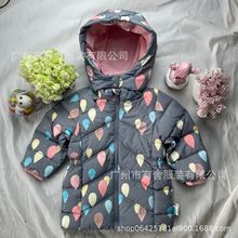 优儿宝贝2025冬季女童装加厚白鸭绒韩版中小童卡通耳朵羽绒服外套