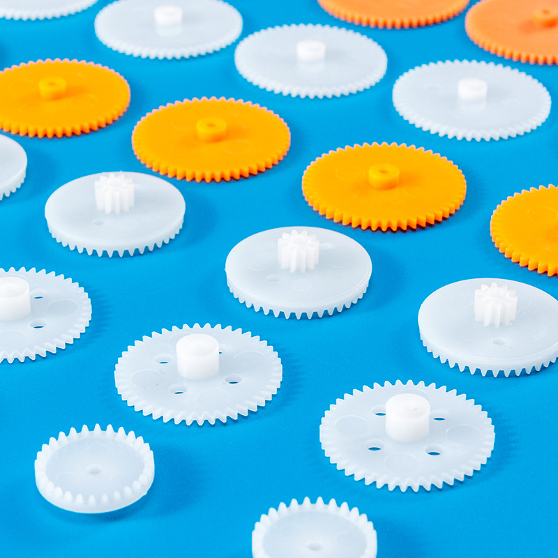 Kit de engranajes plásticos pequeños material didáctico para producción tecnológica y modelos educativos
