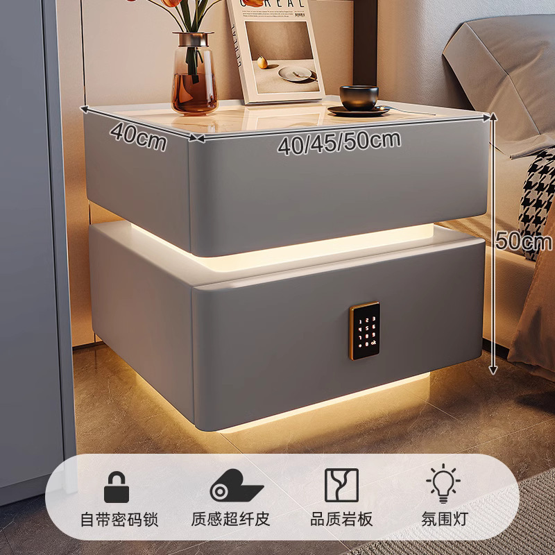 Mesa de cabezal de cama inteligente lujosa luj