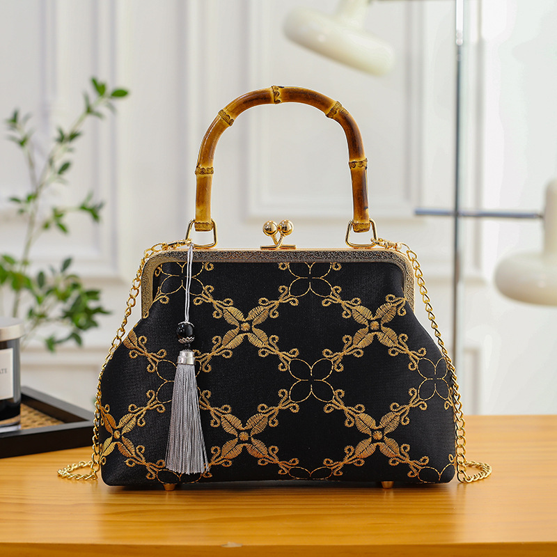 Borsa da sera, tracolla, cheongsam, regalo per sfilata in diretta streaming, borsa da donna_voghion.com