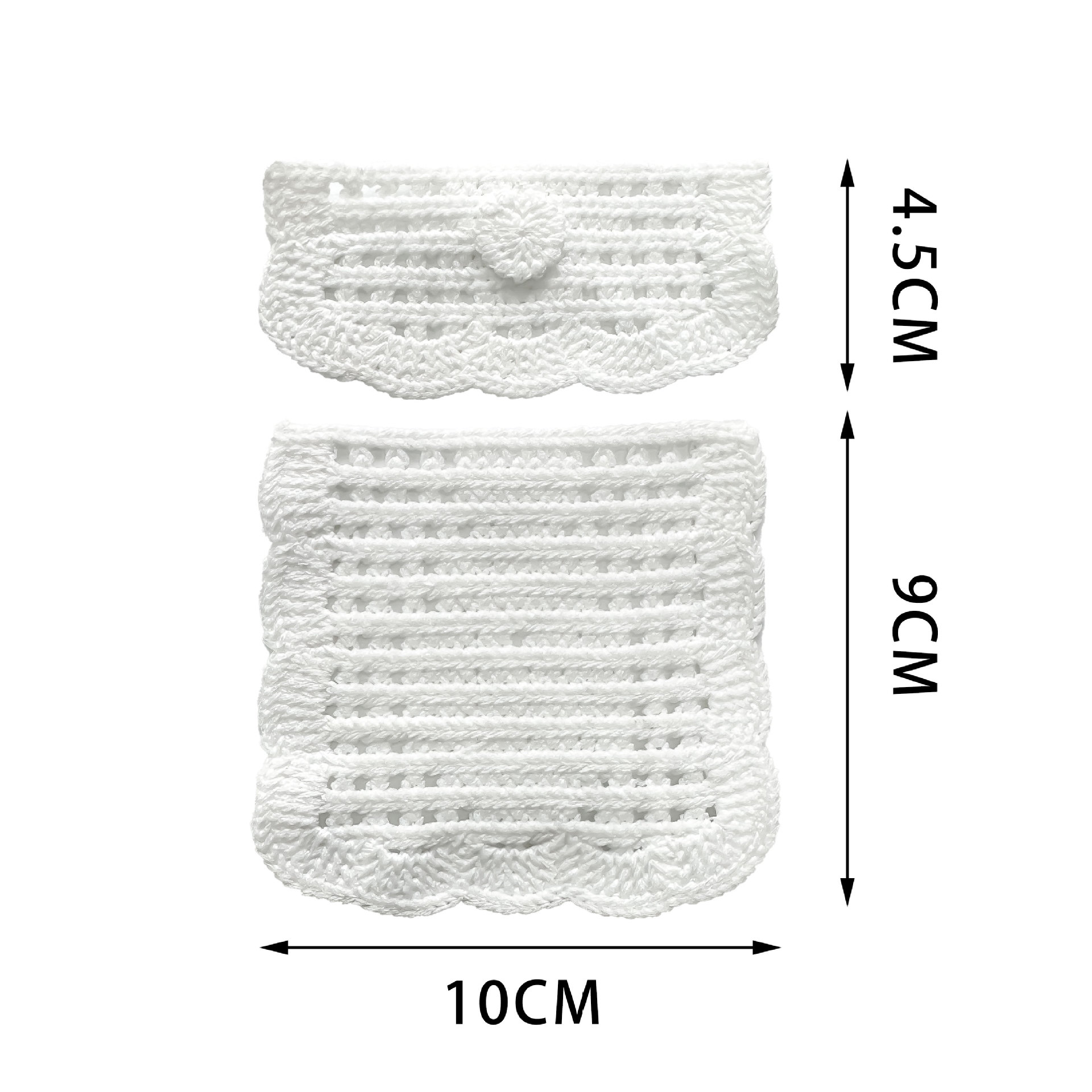 Nuevo plegable pequeño viento de bolsillo de tela pegada encaje blanco y negro bordado diy accesorios de ropa hecha a mano image 6