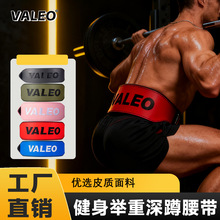 Valeo健身腰带 负重举重专业训练护腰刺绣款硬拉深蹲护具定制批发