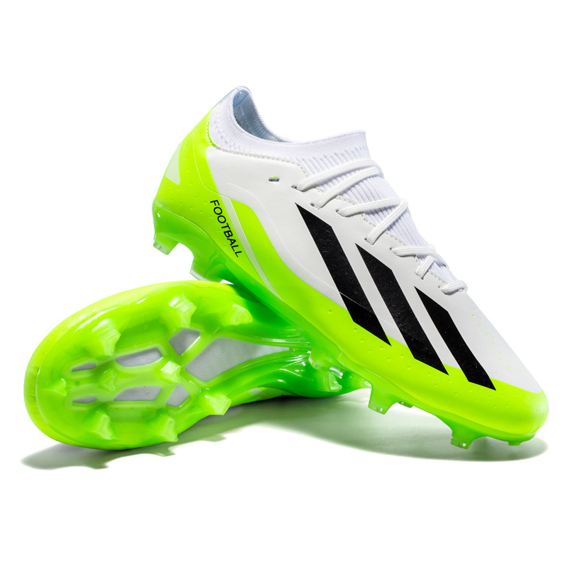 Zapatos de fútbol juveniles unisex para exteriores, para entrenamiento en césped y competición, con tacos largos AG y tacos cortos TF. image 12