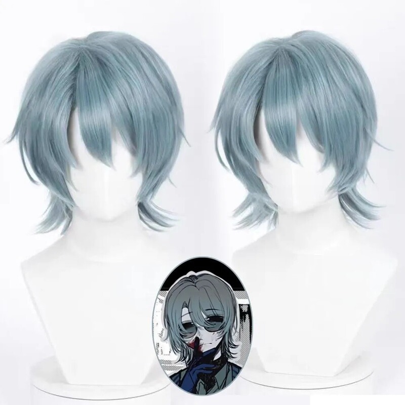 The Seven Strange Tales Liu Qingcheng Cosplay Wig with Fluffy Top Style Short Hair Anime Cosplay Wholesale Wig