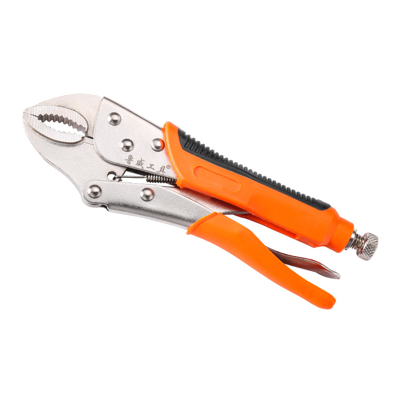 Herramientas Luwei Alicates de presión de boca redonda de 10 pulgadas Alicates de presión de boca recta de 7 pulgadas Alicates de fuerza tipo C de 11 pulgadas