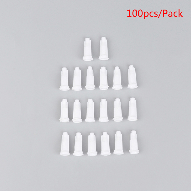 现货100个一包点胶堵头针筒堵头外螺纹塑料堵头针筒 针座点胶堵头